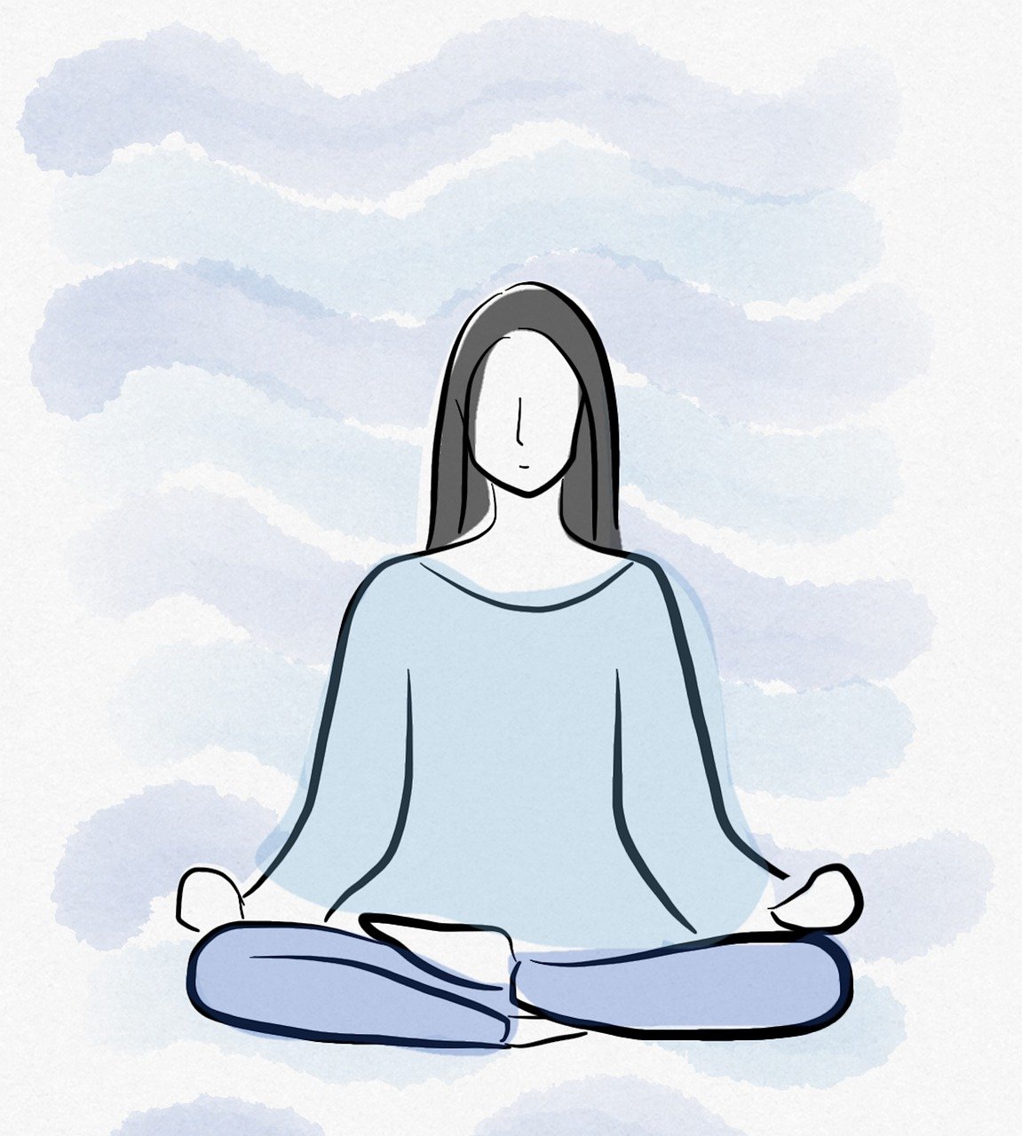 Free Relaxation Meditation illustration and picture